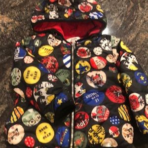 Jr. Gaultier punk-rock hooded puffer 2T